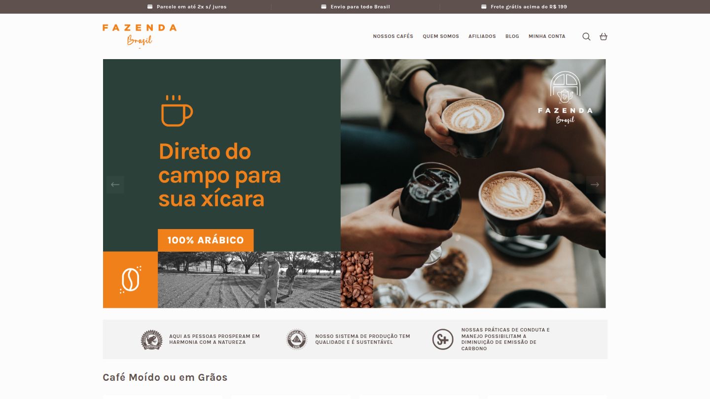 Café Fazenda Brasil - Torra Escura